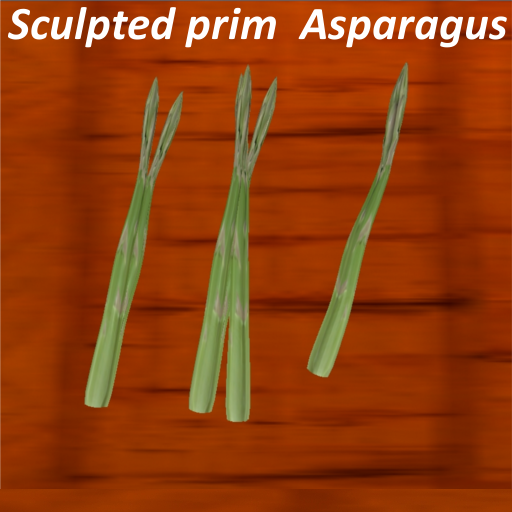 Sculpted prim  Asparagus　スカルプテッドプリム　アスパラガス