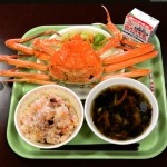 School lunch, Tottori 1 cup crab specialty to one student