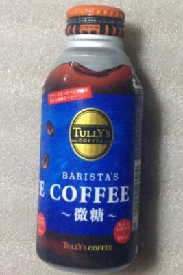 TULLY’S COFFEE (タリーズコーヒー) BARISTA’S COFFEE 微糖 390mlボトル缶