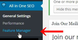 Feature manager