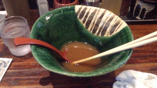 麺と具は完食スープは飲み干すにはつらい　麺や 璃宮 亀戸店らーめん680円