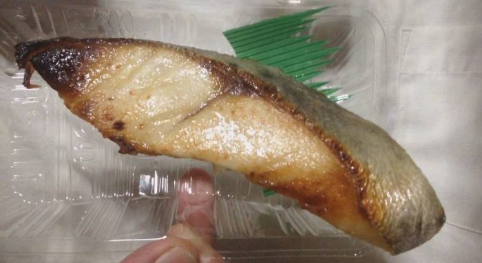 西京焼きの魚の身表面