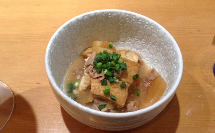 深夜の竹末東京プレミアム 大根と豆腐の煮物