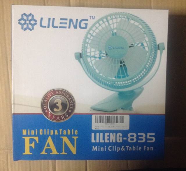 卓上扇風機『mini clip Table fan lileng 835』