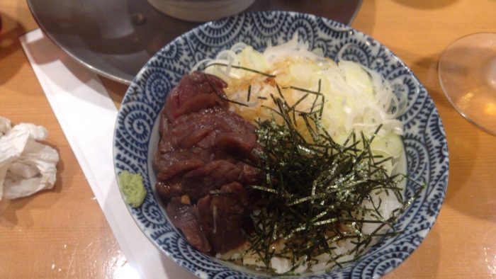 竹末東京プレミアムにて『肉玉丼』
