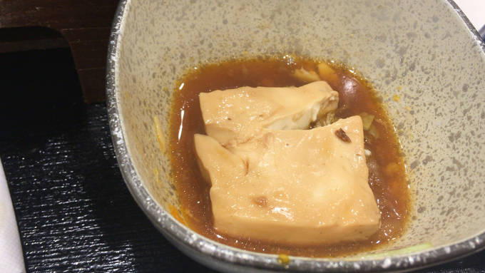牛すき鍋膳の豆腐