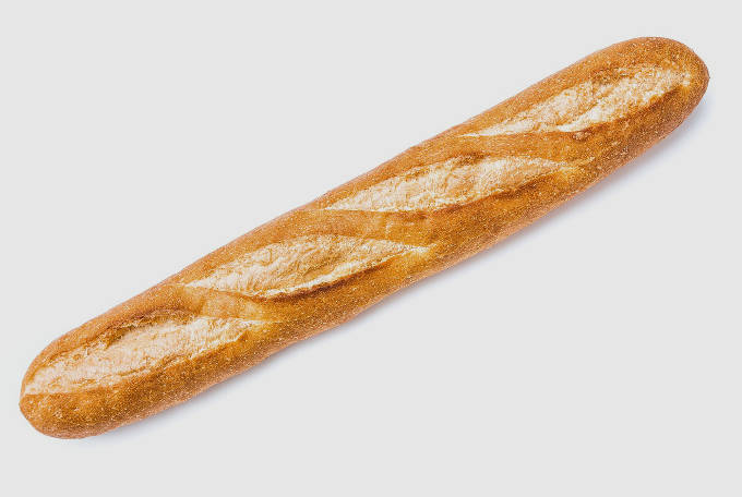 一般的なフランスパンの写真