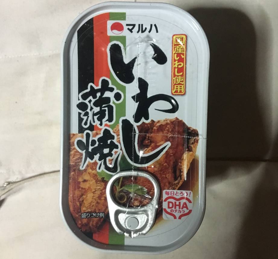 マルハいわし蒲焼：缶詰