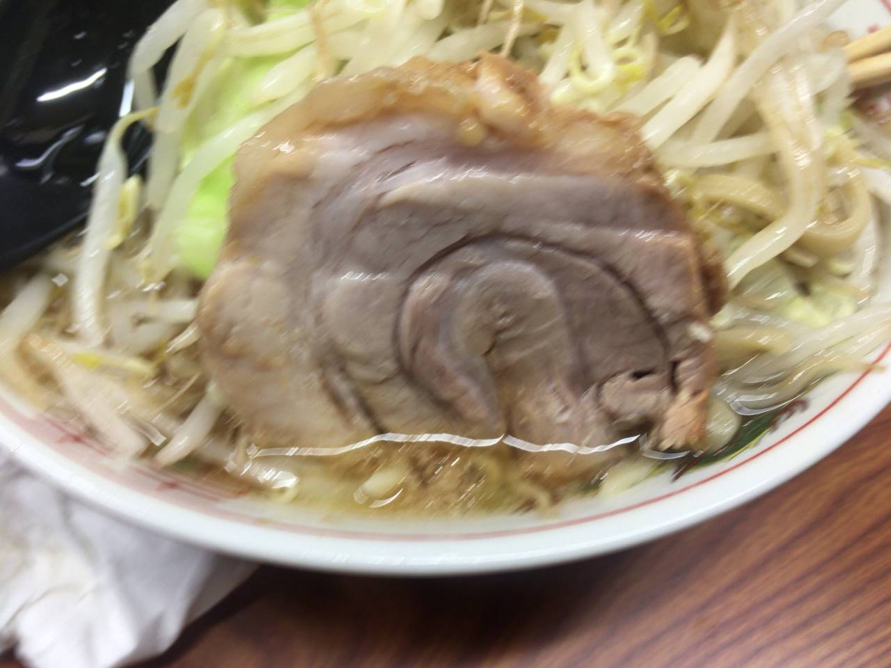 亀戸二郎のラーメンの豚肉