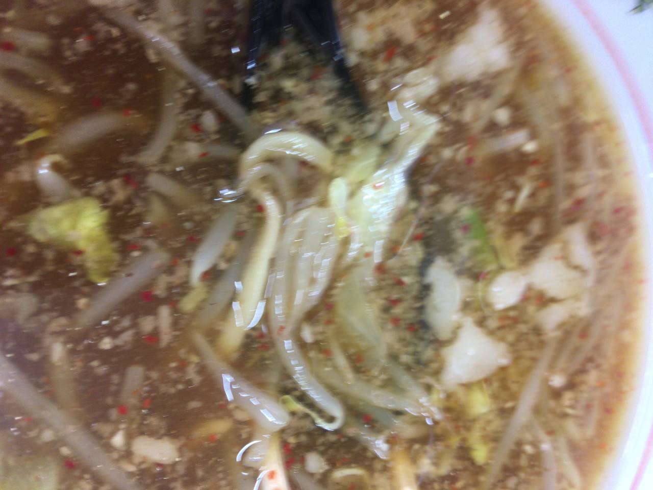 亀戸二郎のラーメンのスープ