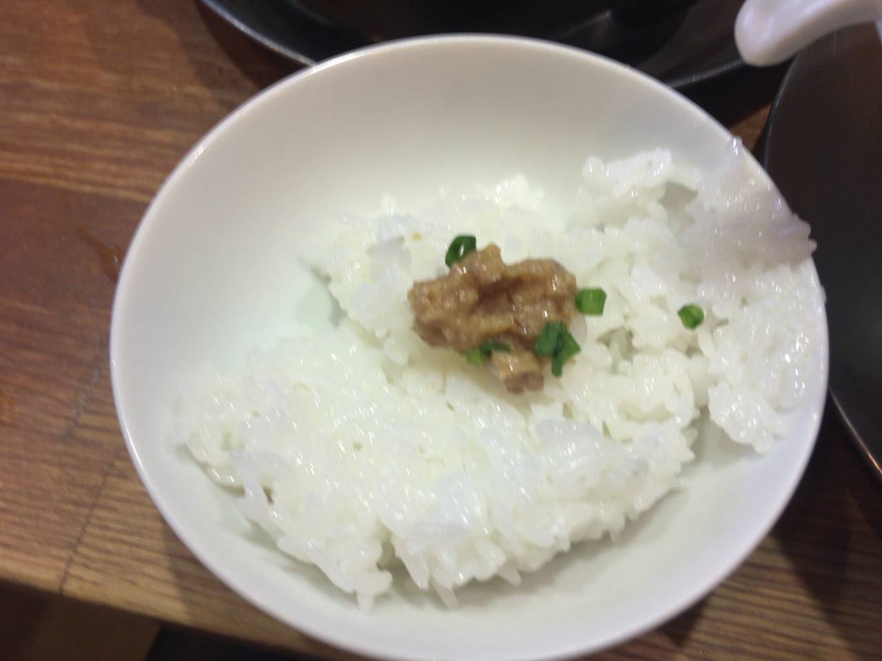 北海道産ゆめぴりか土鍋炊き上げご飯に肉味噌