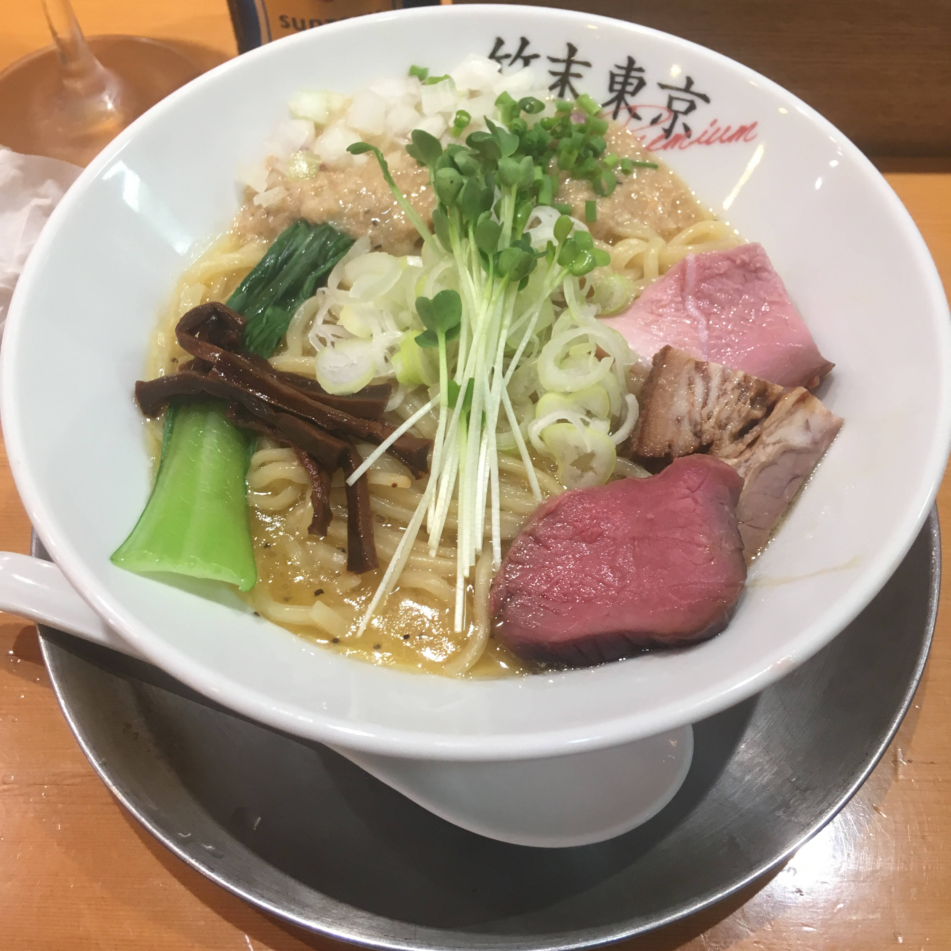 竹末東京Premium 鶏ホタテそば2018年10月6日に食べた分。