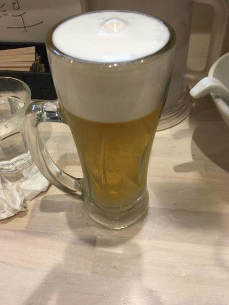 生ビールは500円