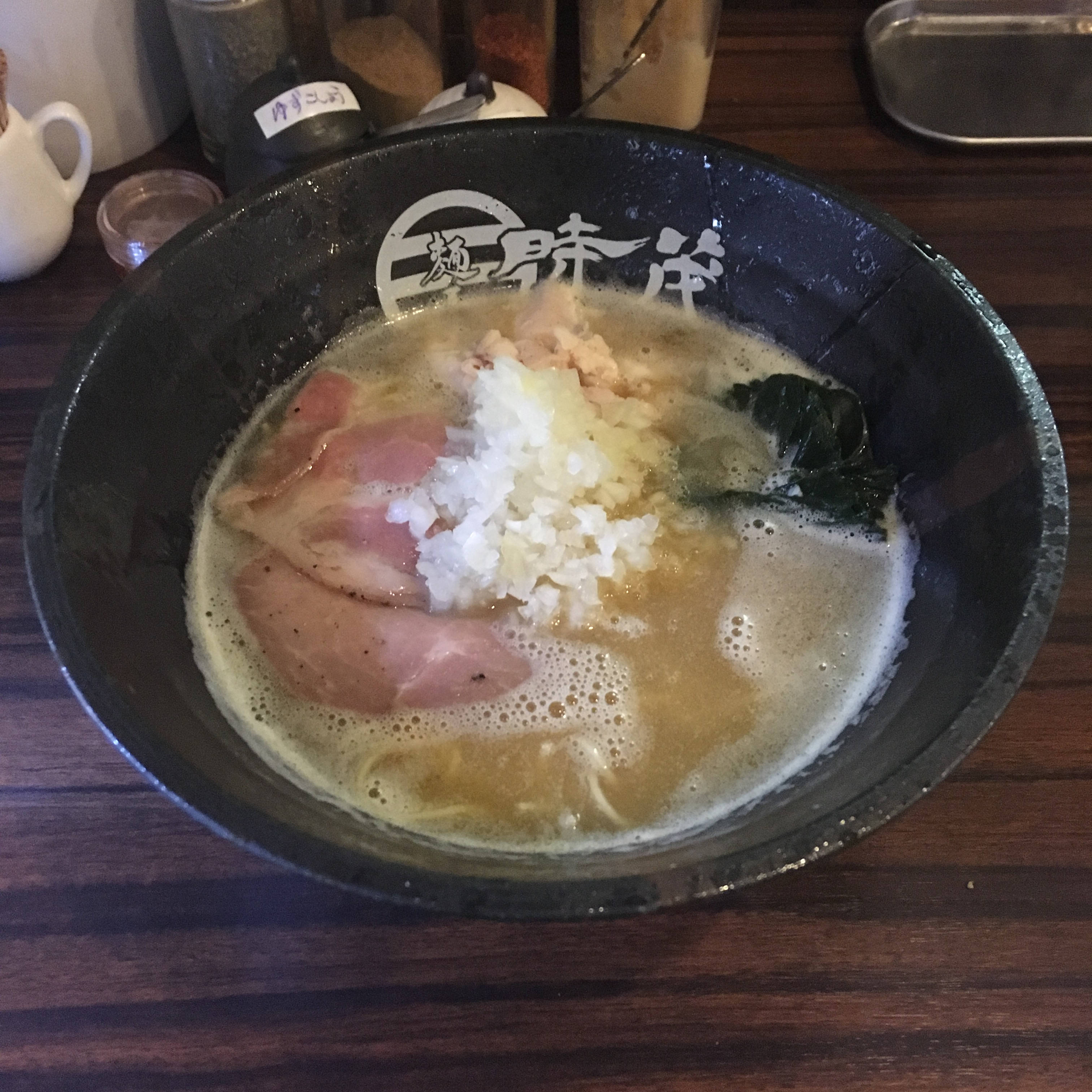  博多風 鶏白湯 醤油850円 麺屋時茂 スカイツリー店