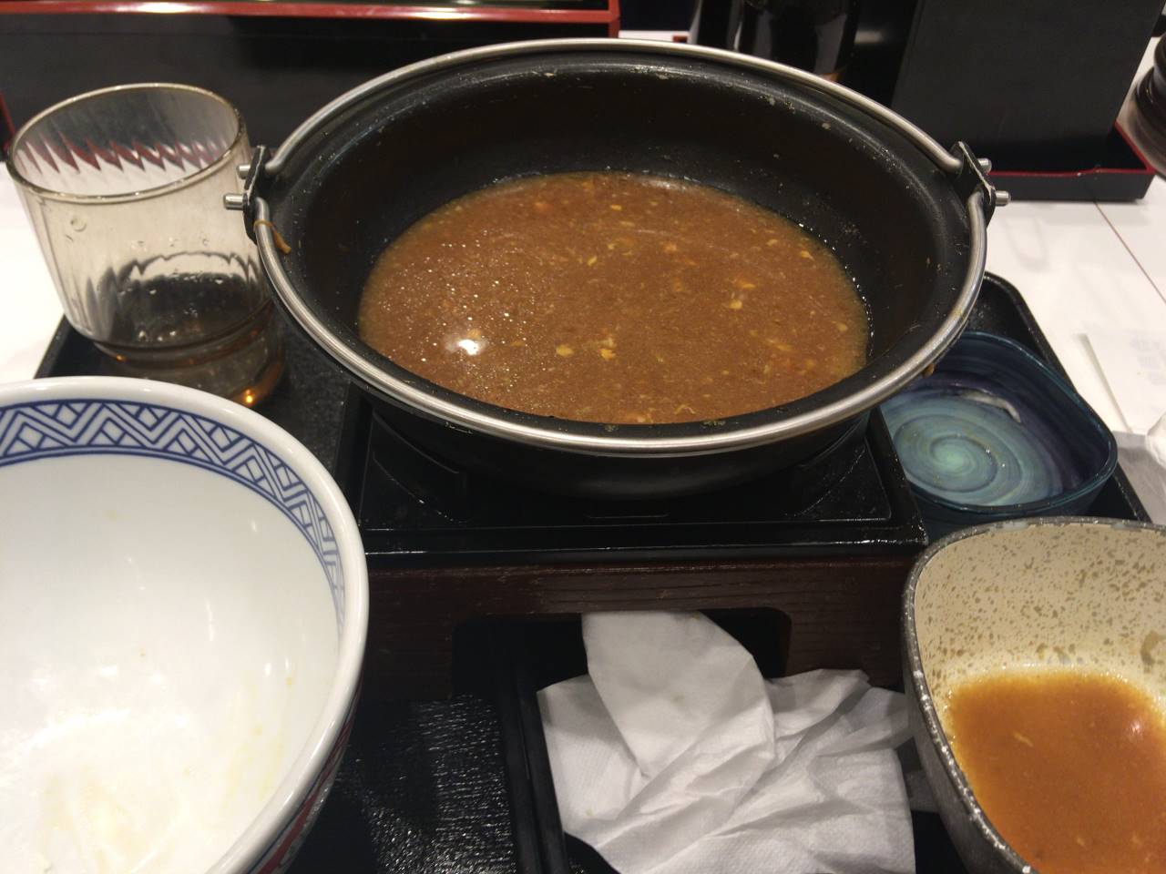 2019年3月20日に食べた牛すき鍋膳