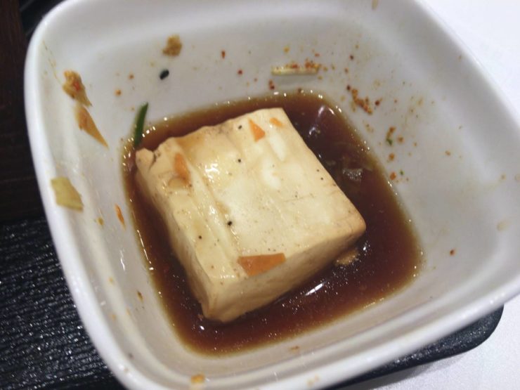 豆腐:牛すき鍋膳単品大盛ねぎ増し