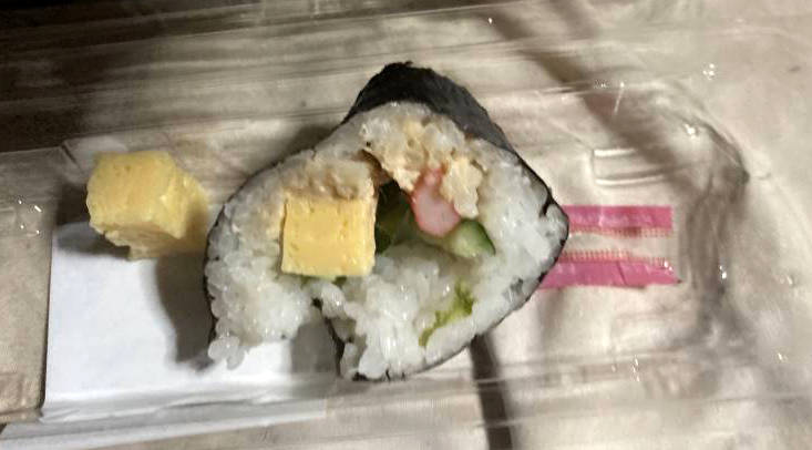 寿司をバラした状態