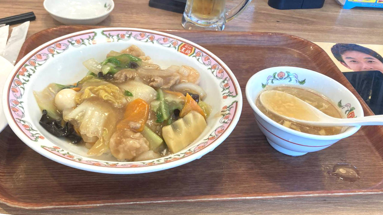 中華飯と玉子スープ