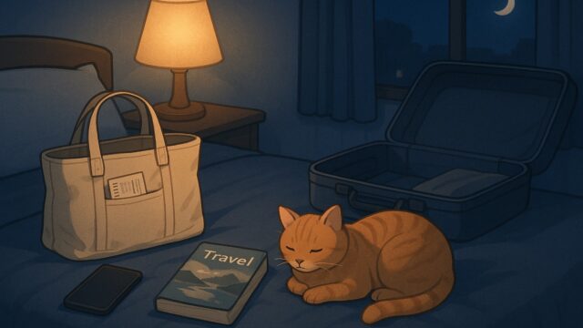 旅の前日
