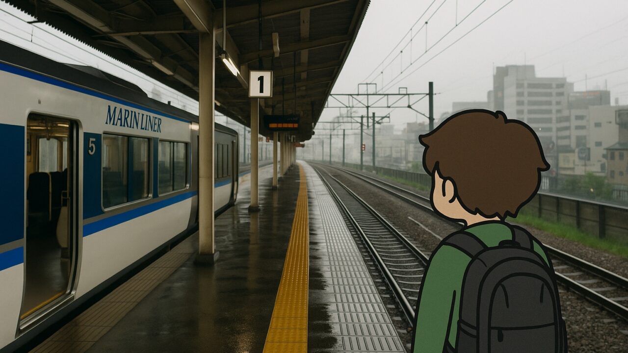 マリンライナーで出発！