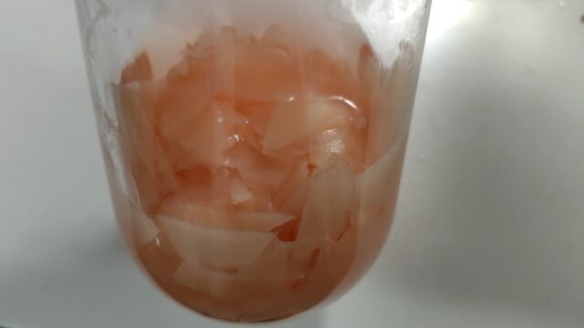 甘酢に漬けた新生姜