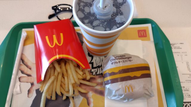 ダブルチーズバーガーLLセット
