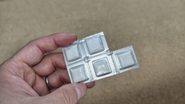 禁煙ガム残り5粒