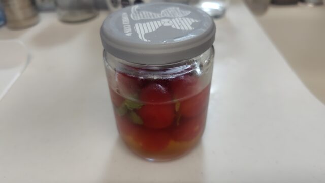 ミニトマトのはちみつコンポート