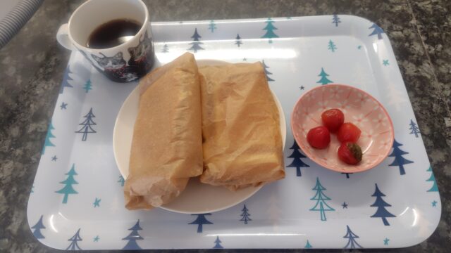 ホットサンド朝ごはん