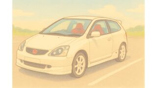 EP3シビックタイプRのイラスト