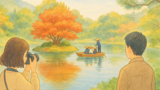 栗林公園にて写真教室開催