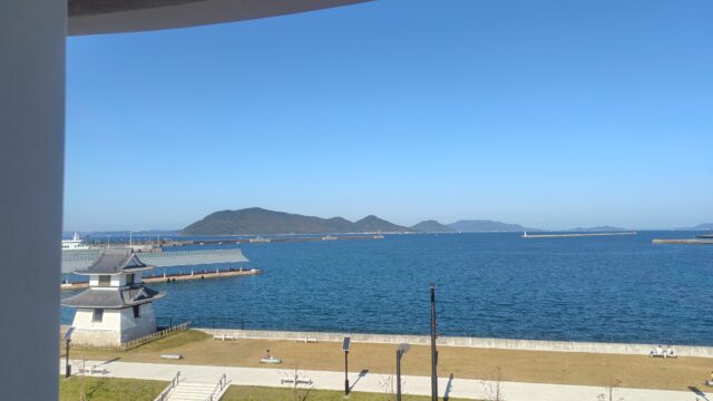月見櫓からの瀬戸内海