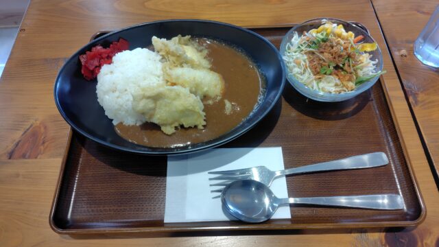 カリガリ高松店の「かしわ天カレー」