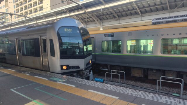 行きのマリンライナー