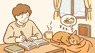 高松の雪とアビシニアン