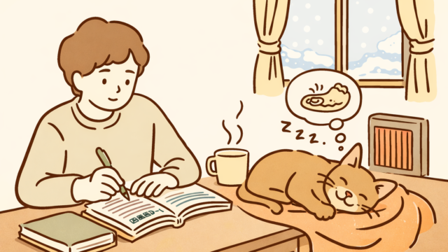 高松の雪とアビシニアン