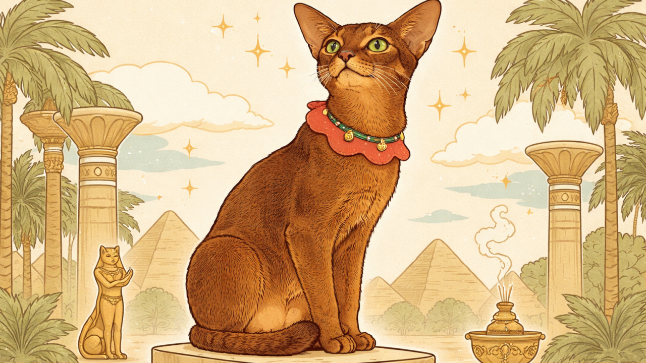 猫にエジプト音楽を聞かせると神様だった頃を思い出す