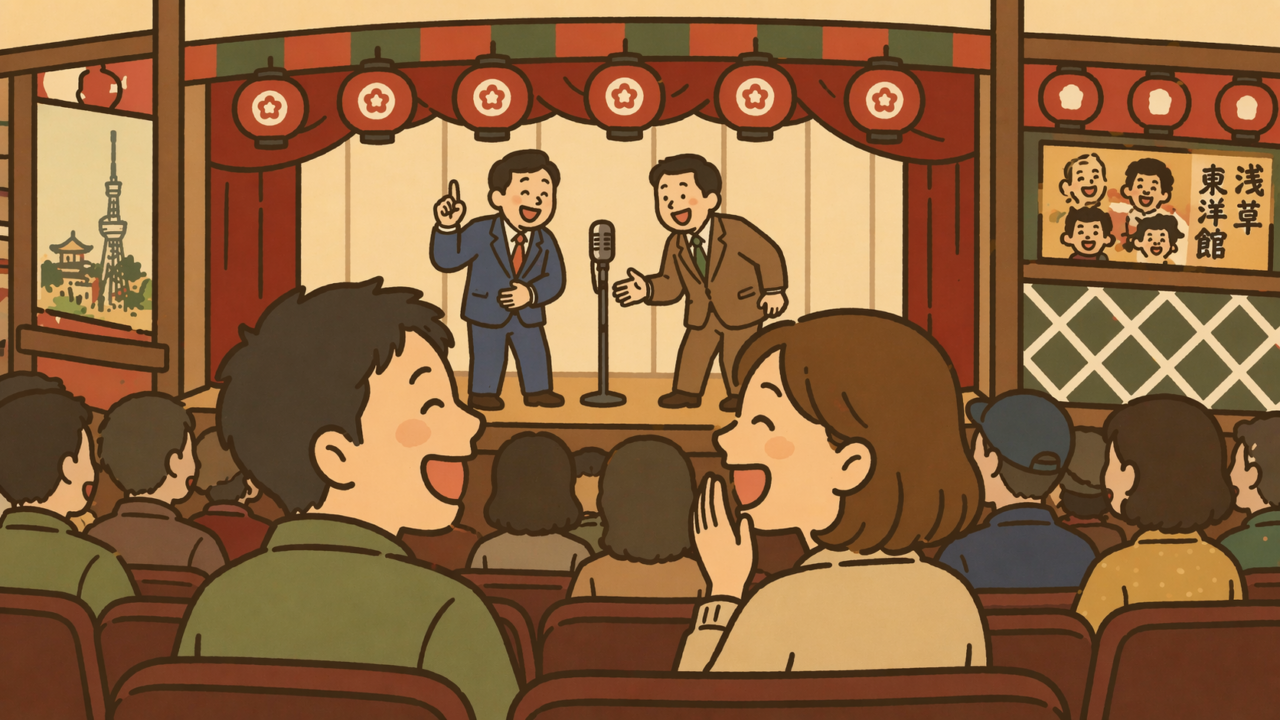 浅草 東洋館にて