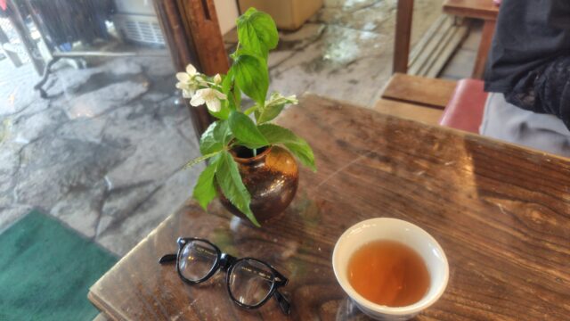 花園亭の一輪の花