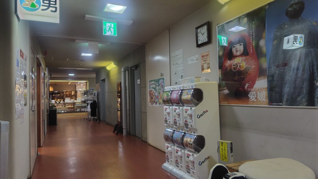新樺川観光ホテルの廊下